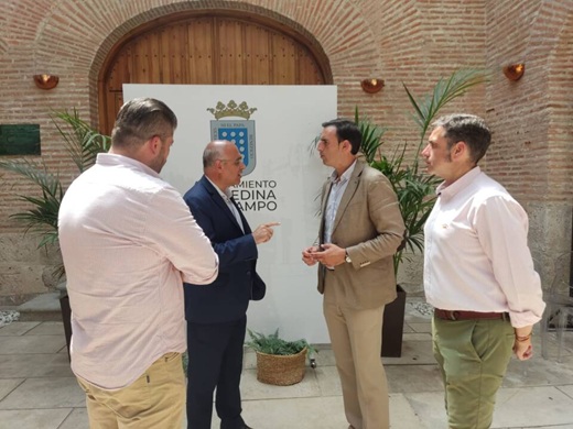 Borja del Barrio, Jacinto Canales, Guzmán Gómez y Alberto Amigo. Imagen de Archivo